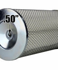 Heavy Duty Dust Collector Filter For Sandblast Cabinets Model 110 And 260 Replacement, metal mesh with .50 in rod hole