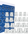 Heavy Duty 6-Point Truck Wheel Bearing Locknut Socket Set with Three Quarter Inch Driver, 21 Pcs Kit in High-Strength Steel, Display Tool Board