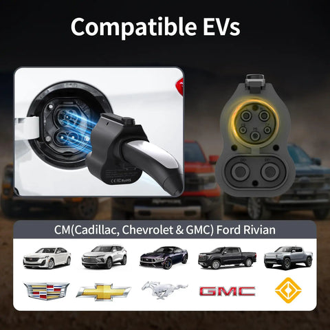 Top Shelf Nacs To Ccs1 Adapter For Blazing Fast Electric Charging With Heavy Duty Cable and Buttery Smooth Plug In Action Hit The Highway Sooner With Zero Sweat Home Setup And Sweet Power Delivery For Every Daily Driven Electric Car with compatible EVs charging port.