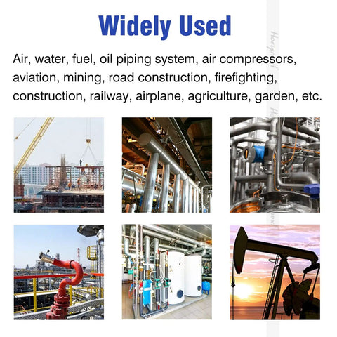 Industrial applications for Stainless Steel NPT Three Quarter Inch Elbow Fitting 90 Degree in various piping systems