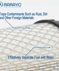 Close-up of mesh filter element in Electric Fuel Pump And Fuel Filter Kit For Onan Cummins RV Generators 4000 Series 4KW Microlite MicroQuiet.