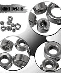 S Stainless Steel Shaft Collars Depth Stop Kit Screw Adjust Heavy Machinery Auto Robotics Gears Shafts Limiting Collars Easy Install Locked Down Tight Pros Quality Hardware Industrial Reliable Machines Hold Up Tough Demands Failure On Site, set of 8