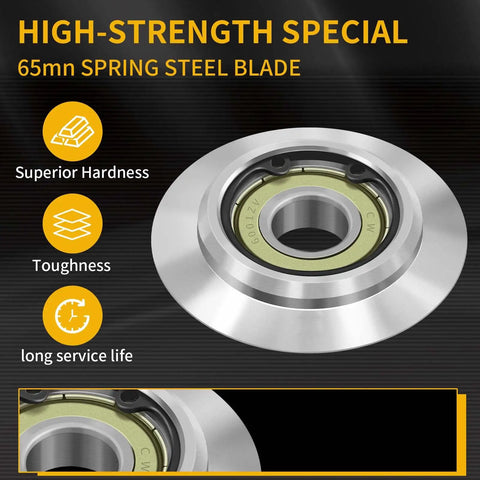 Upgraded Replacement Blade For Wire Stripping Machine Solid 65Mn Spring Steel With Reusable Two Way Bearings Swaps Easy Built Tough Electrician Game Changer