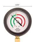 Exhaust Back Pressure Tester And Gauge Kit With Oxygen Sensor Adapters For Accurate Psi And Bar Readings dial close-up
