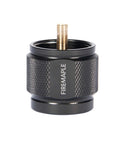 Z1 LPG Propane Snug Fitting No Leak Canister Adapter, premium aluminum, front view, ideal for LPG style camping bottles and outdoor use.
