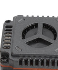 Close-up of the heat sink on 5.8GHz VTX with 25mW to 3W output 48 channels beefy switchable power long range FPV video transmitter.