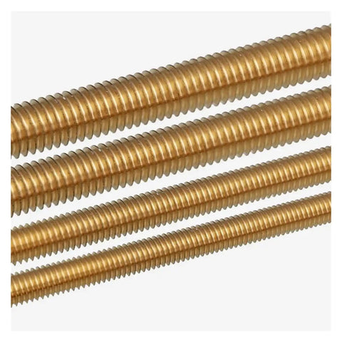 Solid Brass Threaded Rod Full Stud M2 Through M20 Sizes Built Like A Tank Top Shelf Fasteners With Mirror Polish Ready For Heavy Loads And Weekend Workshop Projects