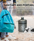 High Fidelity Concert Ear Plugs For Musicians And Festivals, Reusable 23dB Noise Reduction ear plugs with carrying case next to backpack