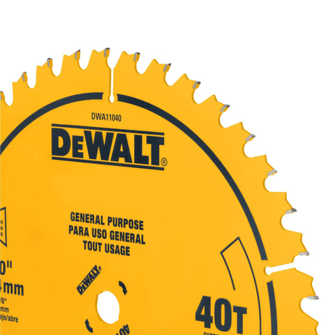 10 Inch Table Saw Blade With 40 Tooth Fine Finish Ultra Sharp Carbide Circular Blades Delivering Butter Smooth Cuts Top Notch Accuracy Extended Lifespan Heavy Duty Performance
