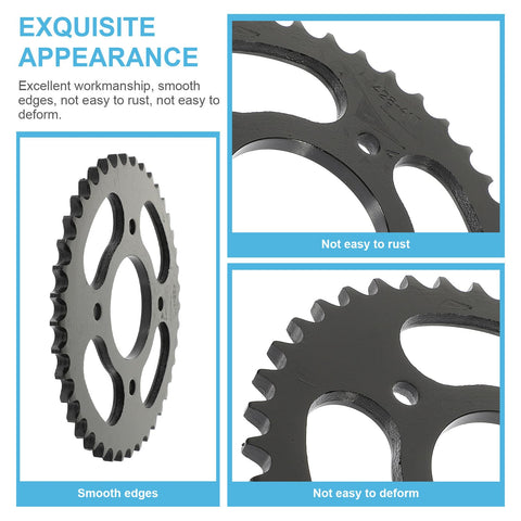 Durable Off Road Motorcycle Rear Sprocket Teeth Steel Protective Chain Gear With Precise Internal Hole Pitch Heavy Duty Replacement For Modifications And Repairs