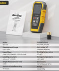 Dead On Accuracy 328 Foot Range Laser Distance Meter For Room Tracking And Volume Calculations Speedy Backlit Display with user manual