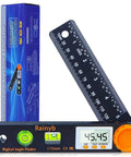 Dead On Accurate Digital Angle Finder With Bright Led Display And Spirit Level No Fuss 5 Inch Pocket Protractor for carpenters and woodworkers