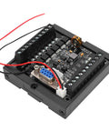 FX1N 20MT Programmable Controller PLC Module Regulator Board For Industrial DC24V, Pro Grade High Speed Pulse Inputs C235 C251, Y0 Y1 10K Pulse Output, Compatible With FX1N Series, Anti Interference Design Built To Last In Harsh Environments, black PCB with terminal block and DB9 connector