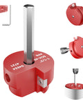 PVC Pipe Reamer And Fitting Saver With One And A Half Inch Aluminum Head And Three Eighth Inch Hex Shaft Plumbing Tool display.