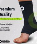 All Day Ankle Support Sleeve For Men And Women Open Toe Brace For Sprains Swelling Achilles Tendon Plantar Fasciitis Pain Relief