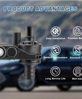 Heavy Duty Coolant Bypass Valve Replacement For Toyota Avalon Camry RAV4 Engine Cooling Flow Regulator Part 1667125010 shown with installation features.