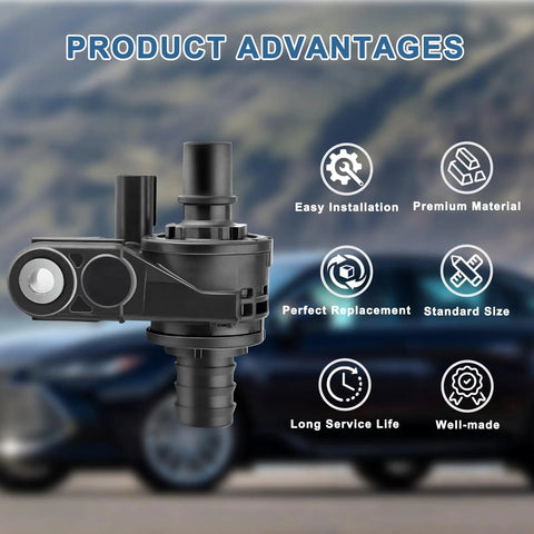 Heavy Duty Coolant Bypass Valve Replacement For Toyota Avalon Camry RAV4 Engine Cooling Flow Regulator Part 1667125010 shown with installation features.