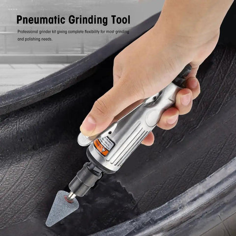 Badass Air Die Grinder Kit With 25000 RPM Speed And Quick Chuck Design includes a pneumatic grinding tool for precision work.