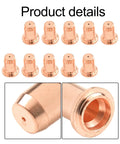 Plasma Cutter Consumables Kit For CUT60 Torch Replacement Includes Electrode Tip Nozzle Shield Cap Swirl Ring 23 Piece 0.9mm Set High