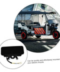 Waterproof LCD Display For Electric Bikes And Tricycles With Speedometer And Battery Monitoring, Universal Compatibility For Outdoor Recreation, Easy Mounting, Durable Front Panel, Weatherproof Readout In Sun And Rain, 9.25x5.51x2.36In on electric tricycle with wiring