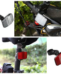 Six Piece Bike Front And Rear Reflectors Kit For Wheel Spokes Handlebar And Seatpost A No Brainer For Night Cycling High Visibility Water Resistant White And Red
