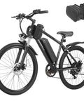 26 Inch Fat Tire Electric Bike With 750W Peak Motor 20 MPH Top Speed Up To 40 Mile Range For Trail And City Cruisin UL2849 Certified