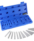 Angle block set, Accusize 10-piece, in open blue case with metal blocks