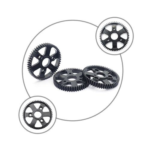 Traxxas Compatible 54T Hardened Steel Spur Gear 0.8 Pitch Main Gear For 1/10 Slash 4x4 Rustler 4x4 Pack