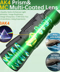 20x50 High Power Waterproof Binoculars For Adults With Low Light Vision featuring BAK4 prism and FMC multi-coated lens