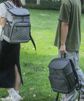 Leakproof Insulated Cooler Backpack With Thickened Oxford Cloth Adjustable Padded Straps Spill Proof Design Weekend Road Trip Essential seen outdoors.