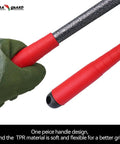 Heavy Duty 6 Piece Garden Tool Set With Trowel Rake 2 In 1 Hoe And Crack Weeder Cultivator And More Durable Hand Tools handle design