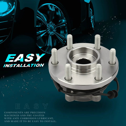 Beefy Front Wheel Bearing And Hub Assembly With Abs For Nissan Frontier Xterra Pathfinder And Suzuki Equator 4X4 6 Lug