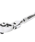 Flex Head Ratchet Set Three Piece With 72 Tooth Quick Release Reversible Design For Quarter Inch chrome vanadium steel tool