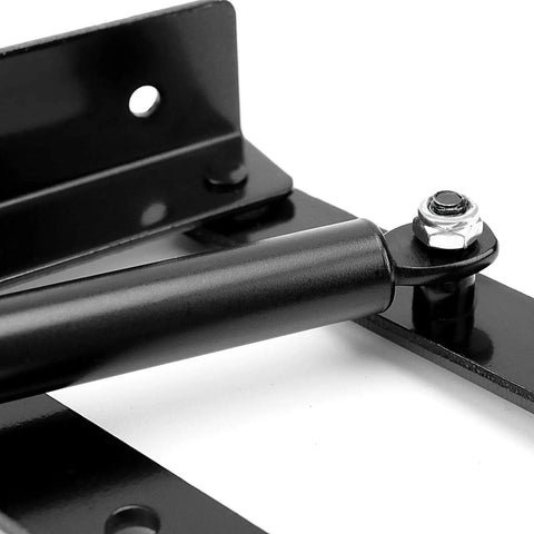 Heavy Duty Folding Lift Top Table Hardware Kit 2 Pair 50kg 100lbs Gas Hydraulic Hinge Mechanism with Frame Bracket close-up