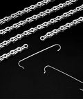 Stainless Steel Bike Chain Hook Repair Tool For Mountain And Road Bicycles Dual End Chain Link Hook for easy chain tension and linking.