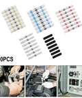 Noteflora Heat Solder Seal Butt Connectors With Waterproof Insulation Sleeve For Auto Marine Industrial Electrical Cable Repair Kit And Wire Maintenance That Actually Lasts And Keeps Connections Dry Like A Boss. 400pcs assorted butt connectors