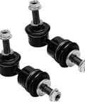 Two black stabilizer links for Rear Wheel Bearing Hubs Kit For Mazda 3 And Mazda 5 With 4 Wheel ABS Ready To Roll