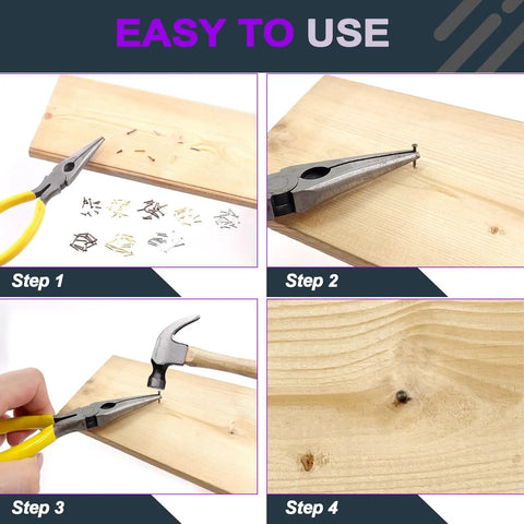 Top Tier 1600 Piece Mini Wood Screw And Nailing Assortment Kit With Premium Gold Silver Bronze Coatings In 6Mm 8Mm And 10Mm Lengths for easy crafting steps.