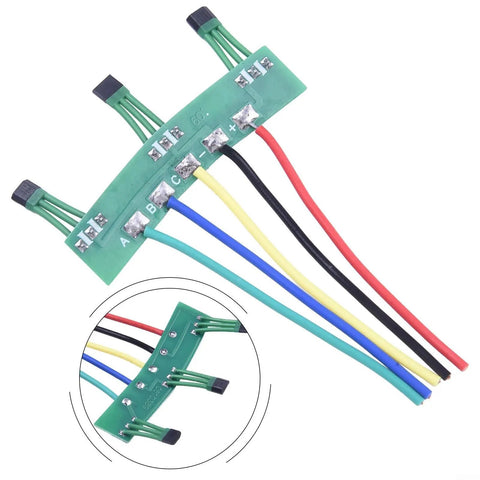 Electric Bike Hall Sensor PCB 120 Degree 413F Sine Wave Motor Controller Board With Cable for 3 Wheel E Bike
