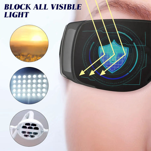 4 Pairs UV Resistant Safety Glasses Anti Fog Protective Eyewear showcasing light-blocking design and full eye coverage.