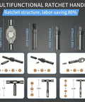 Heavy Duty 24 Piece Magnetic Ratchet Screwdriver Kit With S2 Steel Bits And Durable Aluminum Grip For No Sweat DIY Repairs And Quick Gear Adjustments On The Go multifunctional ratchet handle dimensions with magnetic bits