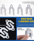 Universal Body Shim Kit 144 Pcs Set For Auto Alignment And Camber Adjustments Includes 1/16 Inch 1/64 Inch 1/32 Inch And 1/8 Inch Shims
