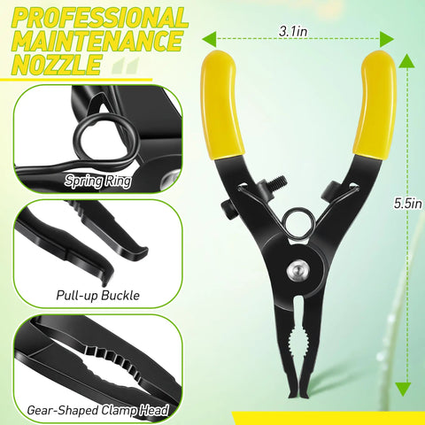 One Pack No Hassle Pop Up Sprinkler Head Tool with yellow handles, 5.5-inch size, for easy lift and repair, compatible with Rain Bird and Hunter