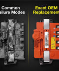 Top Shelf Oem Compatible Battery Power Distribution Box With Integrated Fuse And Crash Disconnect Relay For Bmw 1 3 Series E90 E82 E88 E84 X1 2006 To 2015 comparison of old and new parts