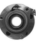 Front wheel hub bearing assembly single unit for left or right (driver or passenger side) OE-fit replacement with sensor-compatible connector