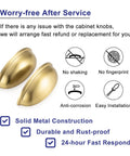 Brushed Gold Cabinet Pulls 3 Inch Hole Centers Bin Cup Handles Pack Of 10 Zinc Alloy Rust Resistant For Cabinets Doors Drawers