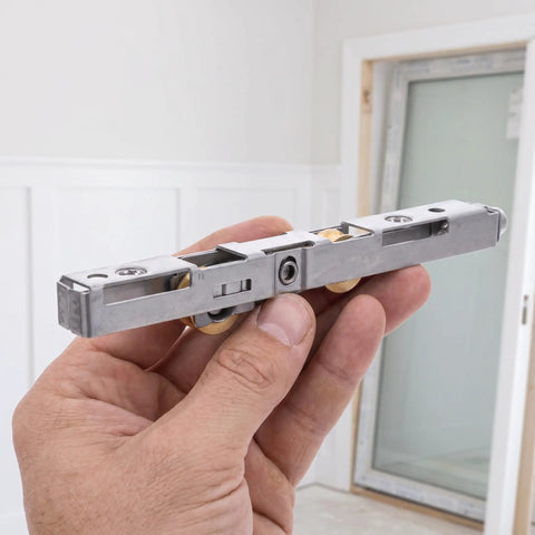 Top Tier Sliding Door Replacement Rollers Engineered For Legit Heavy Duty Use And Butter Smooth Gliding Action To Permanently Stop Squeaks And Sagging On Shower Patio Or Window Tracks Today, stainless steel rollers.