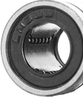 Close-up of LM8SUU Linear Ball Bearings 8mm Bore 15mm OD 17mm Length Sealed Dual Shield for CNC Machines and 3D Printers