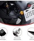 Badass Spike License Plate Screws For Cars, Slick Auto Tag Bolts For Trucks And Suvs, Tight Anti Theft Aluminum Alloy Mounting Hardware, Dope Black Fasteners Four Piece Set on a motorcycle with spiked design.