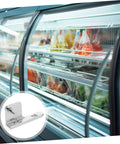 Commercial display freezer with inset of Heavy Duty Stainless Steel Refrigerator Door Hinge Assembly Replacement For Fridge And Freezer